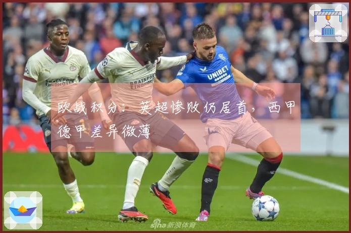 欧战积分：英超惨败仍居首，西甲德甲差异微薄